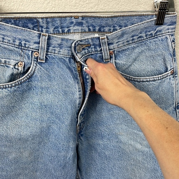 Vintage Levis 550 Relaxed Fit Jeans Rigid Denim Sz 34x29 - Picture 2 of 16